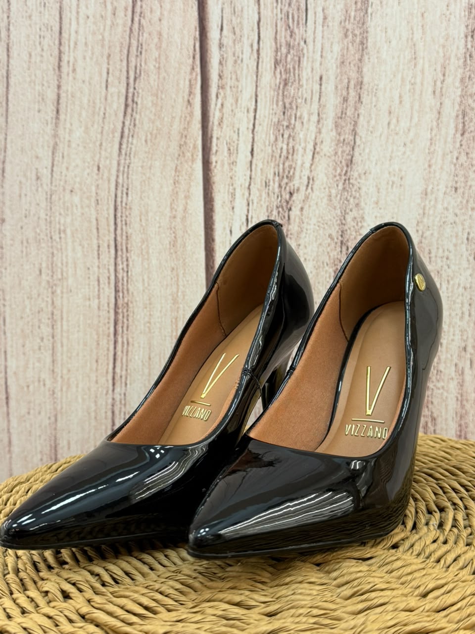 Stiletto charol taco aguja