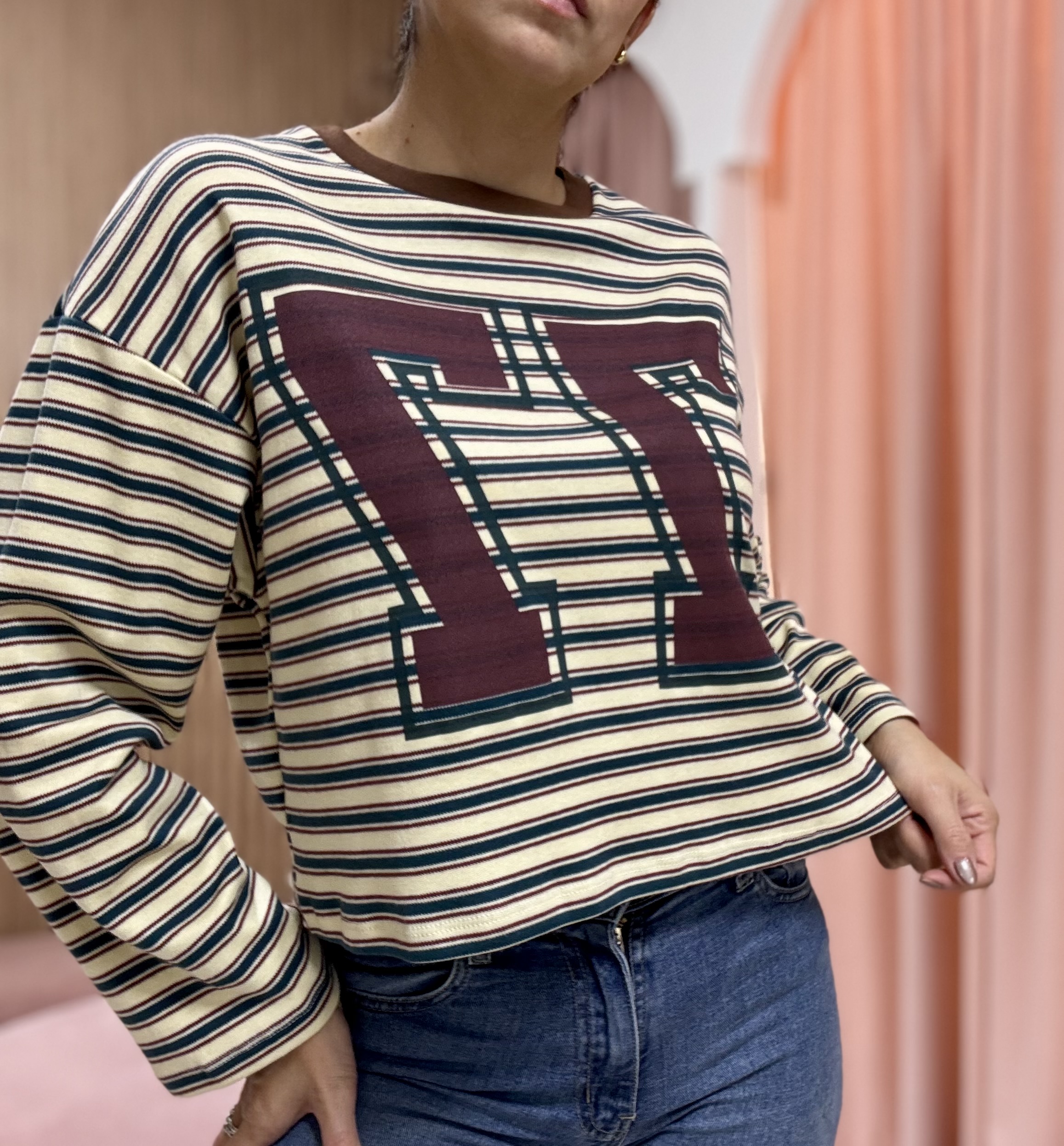camiseta a rayas