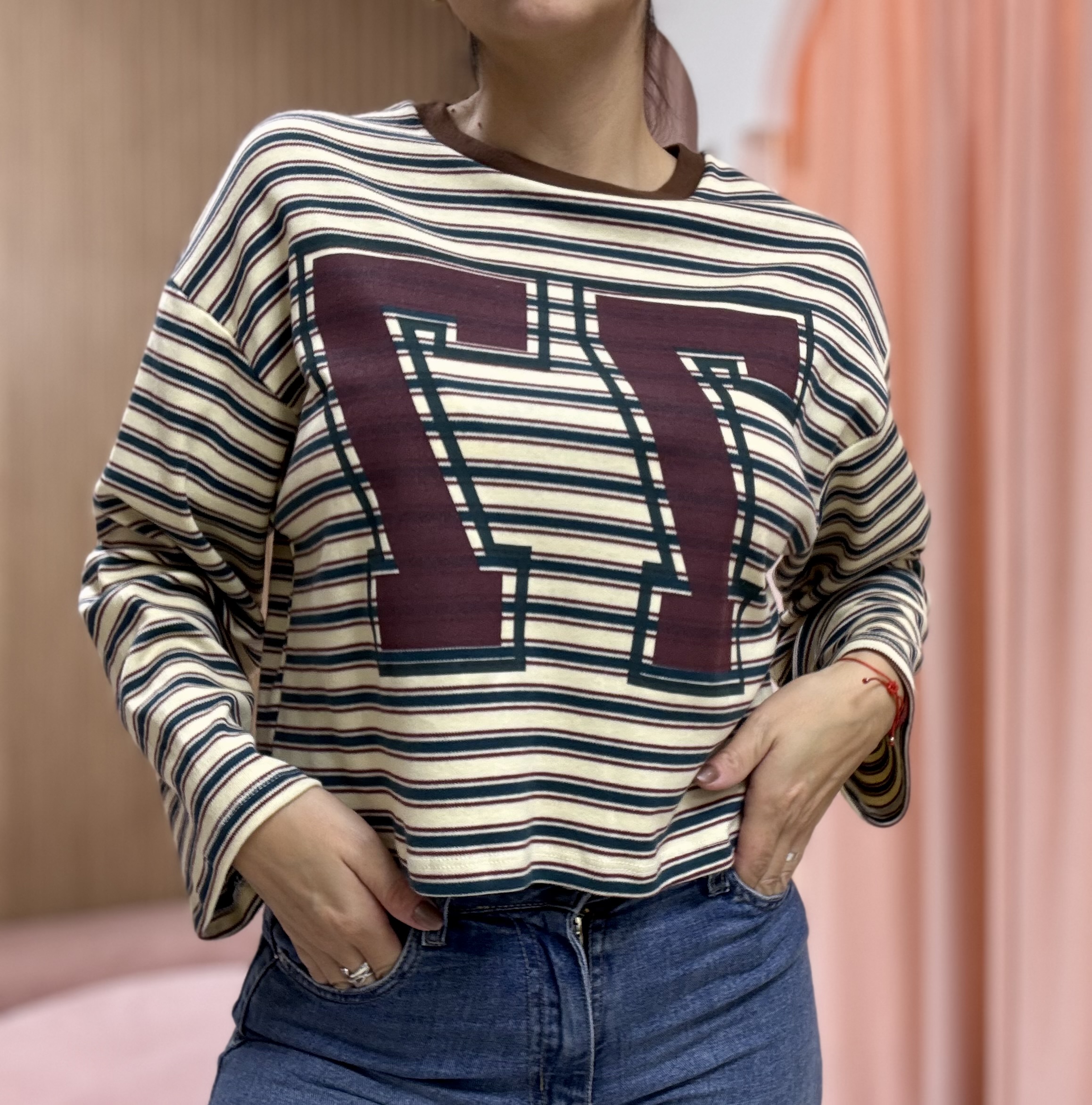camiseta a rayas