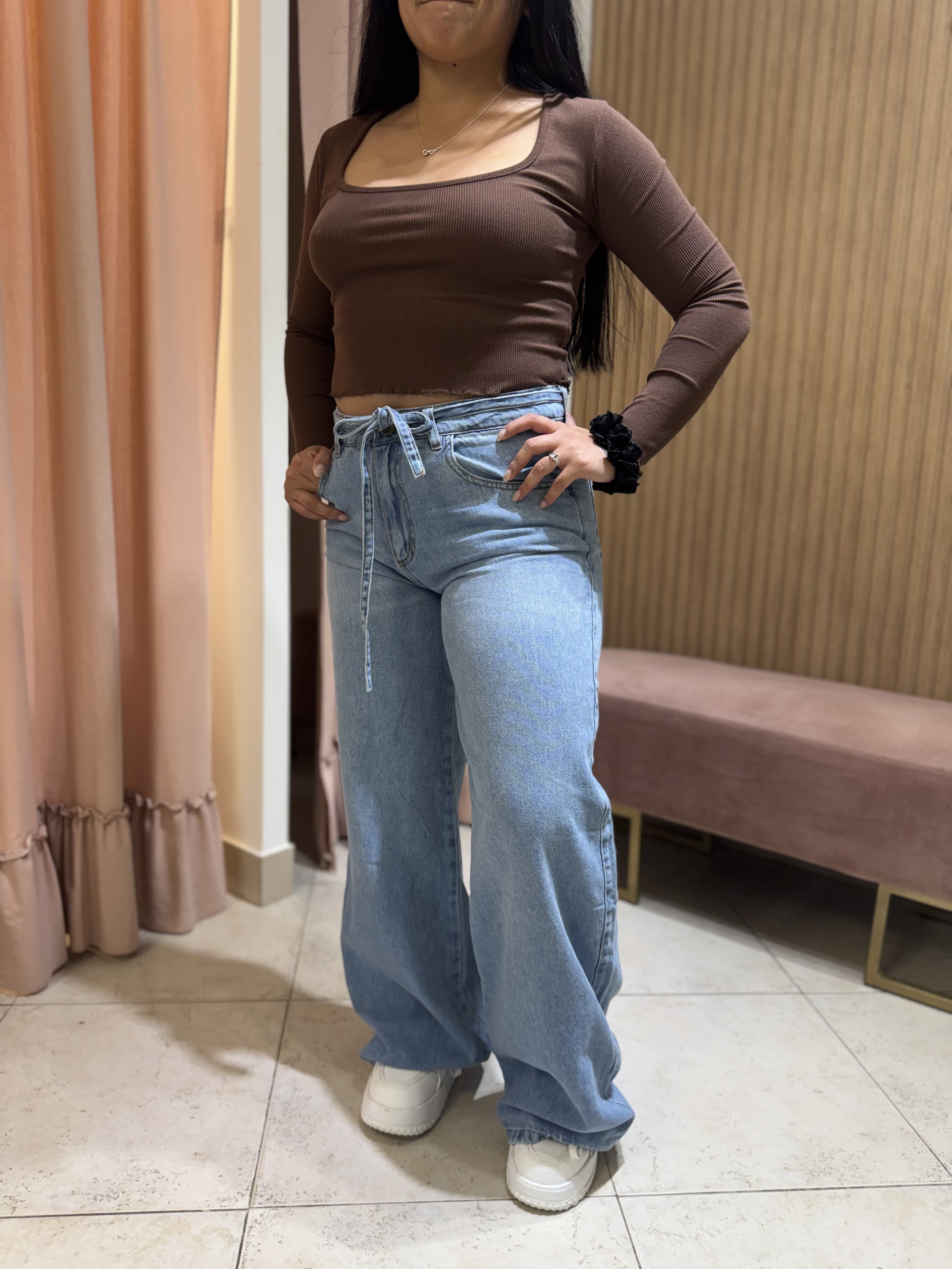 Jeans Wide leg Azul