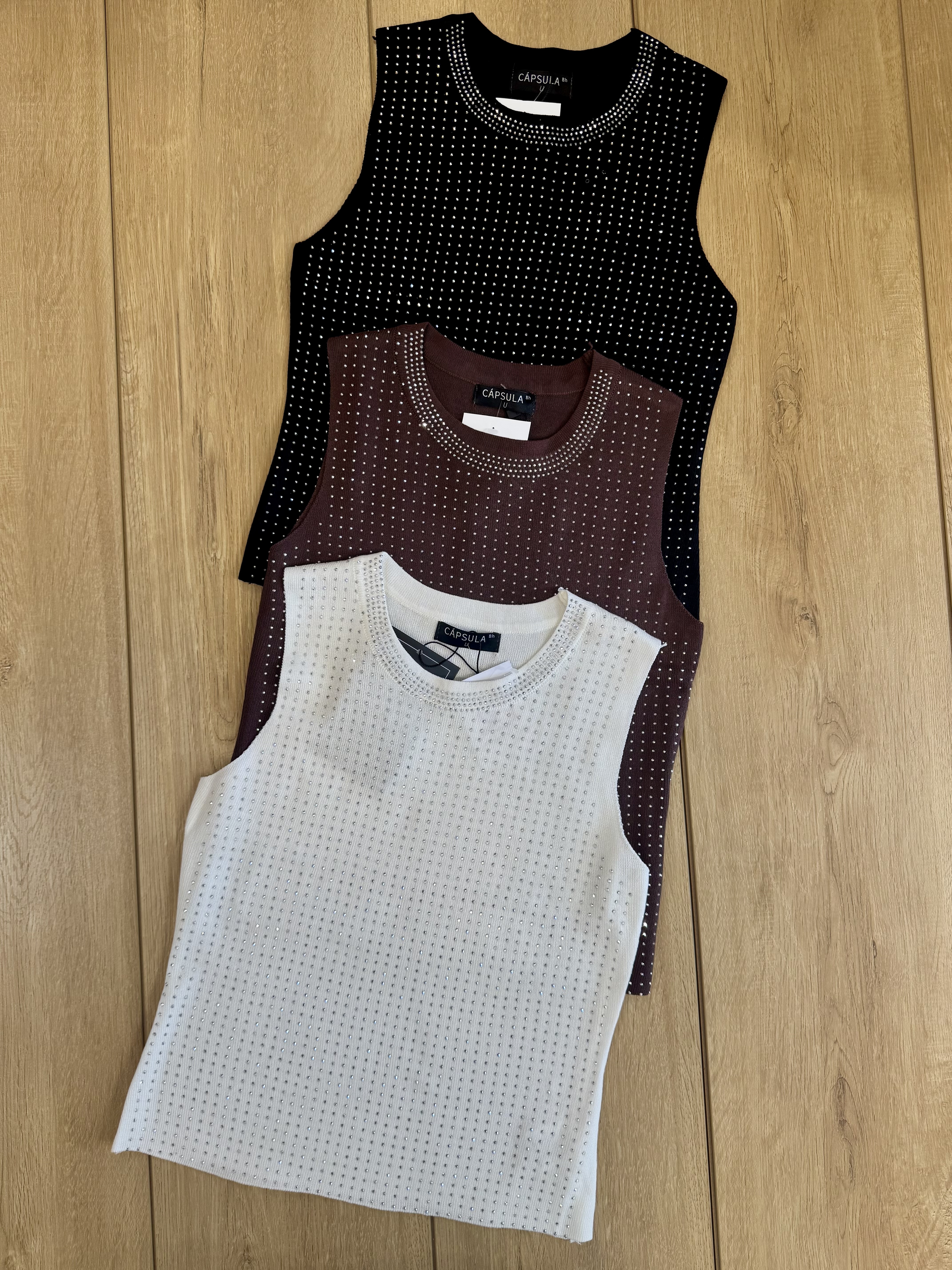 Musculosa stras de hilo