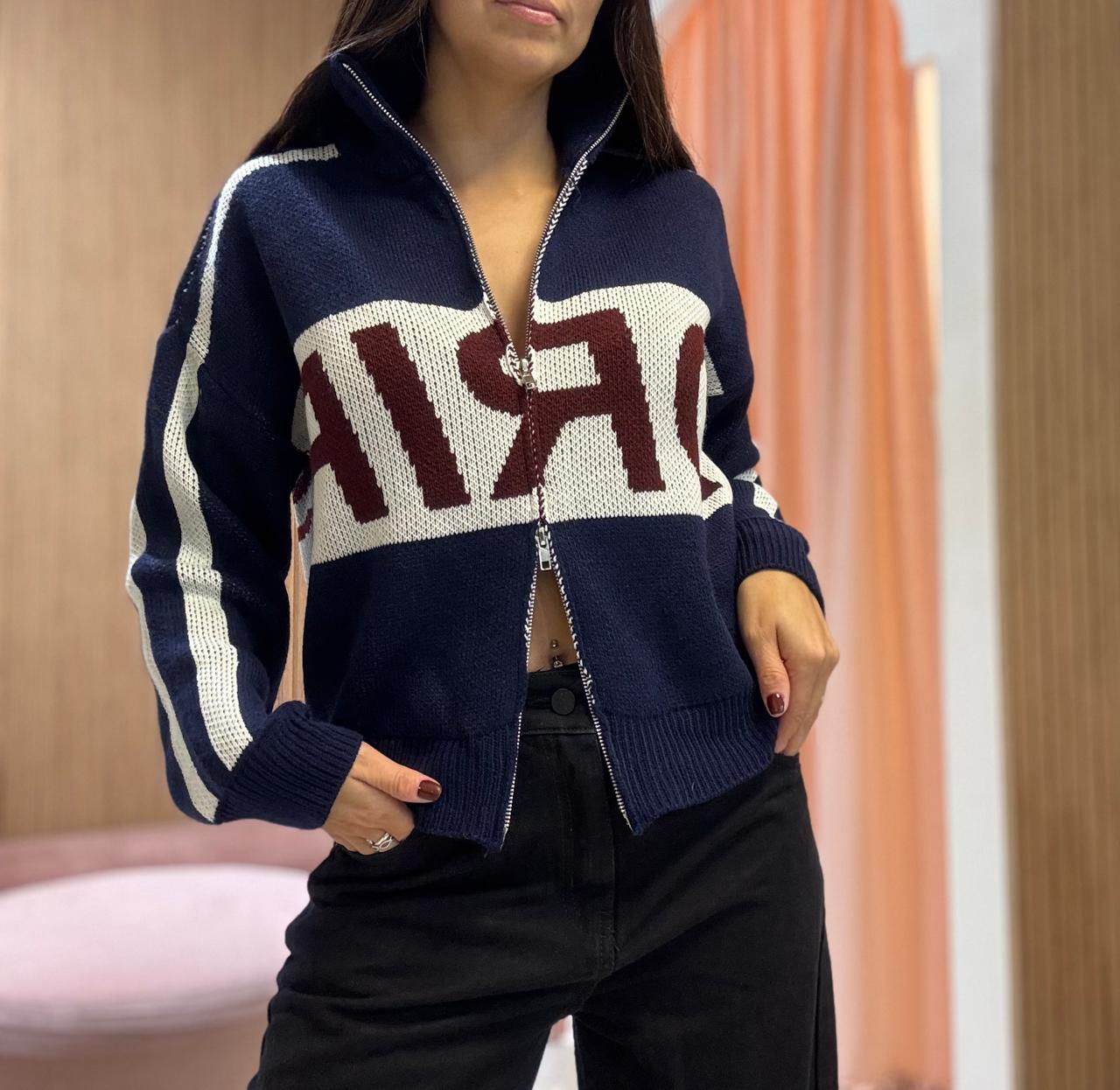 campera tejida DRIP