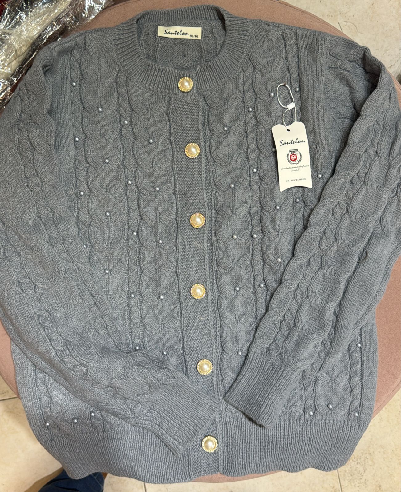cardigan botones coquette
