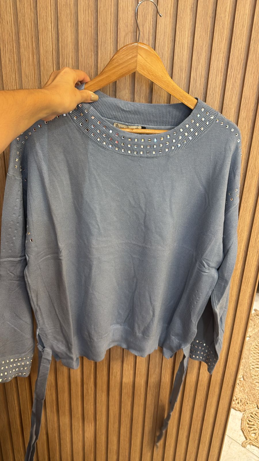 sweaters brillo nudo