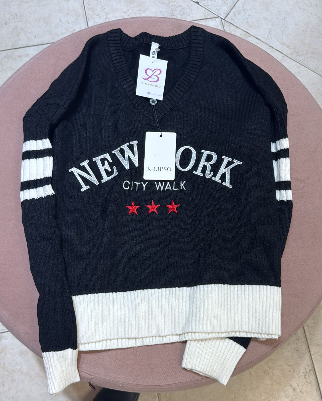 sweaters cuello V new york