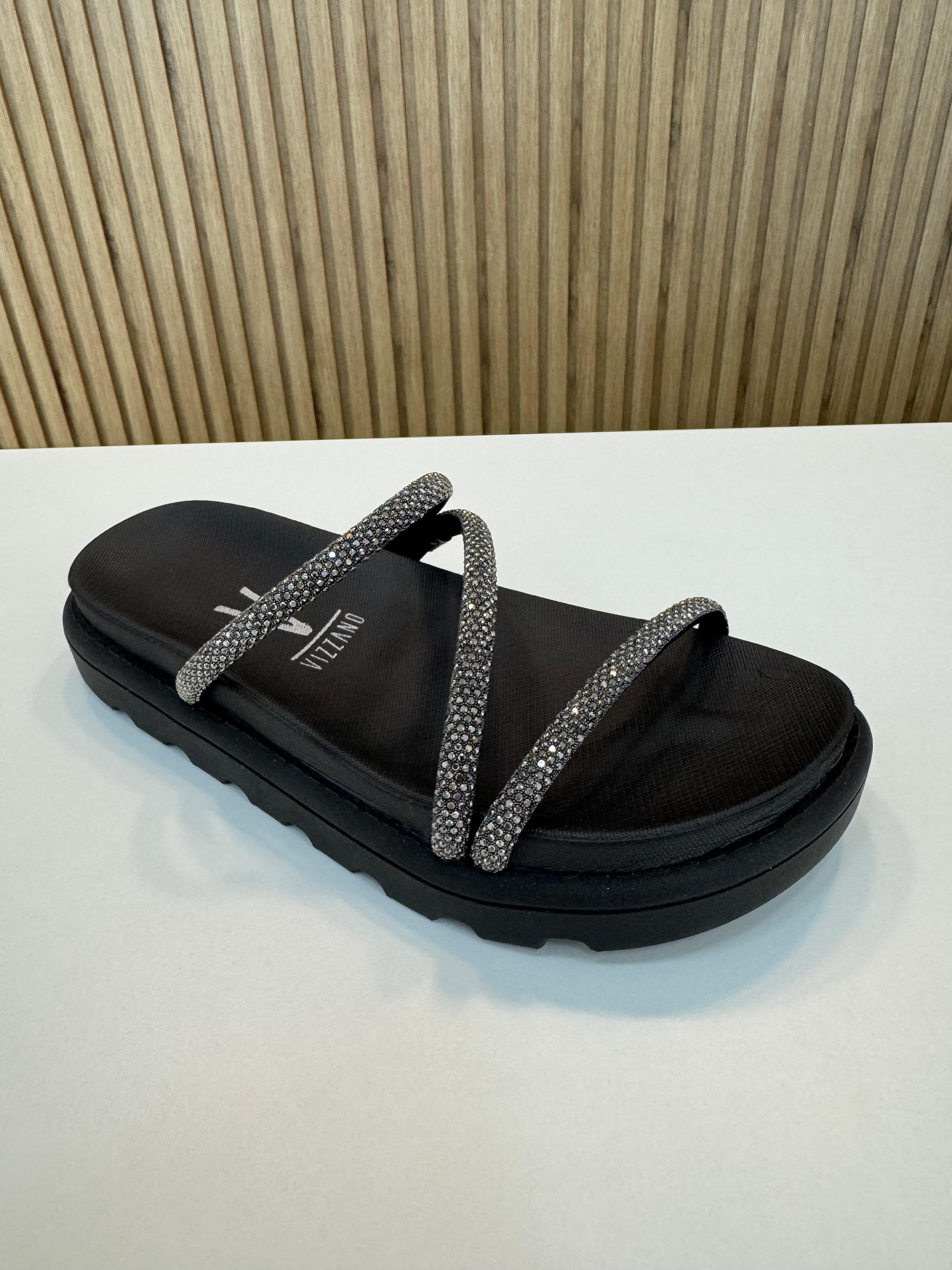 Tira pronta Vienna - Preto 01 Cristal - Black diamond