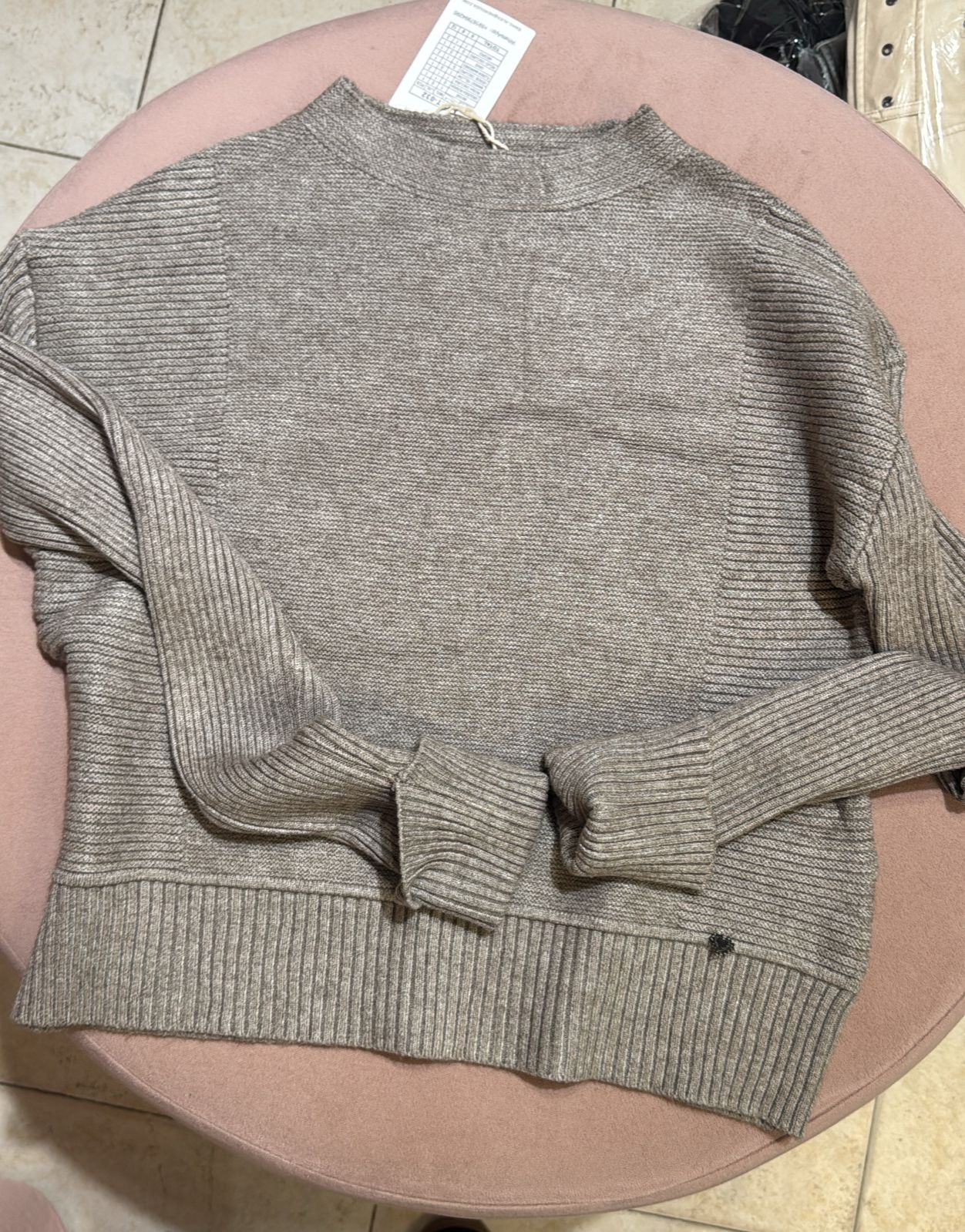 sweaters puño doblado