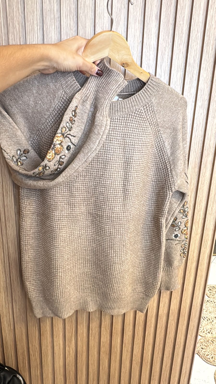 sweaters manga brillo